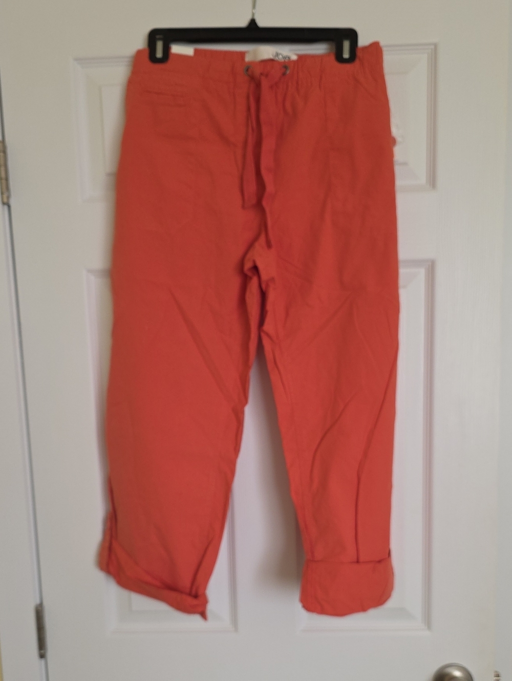 Women's Coral Drawstring Casual Capri Pants